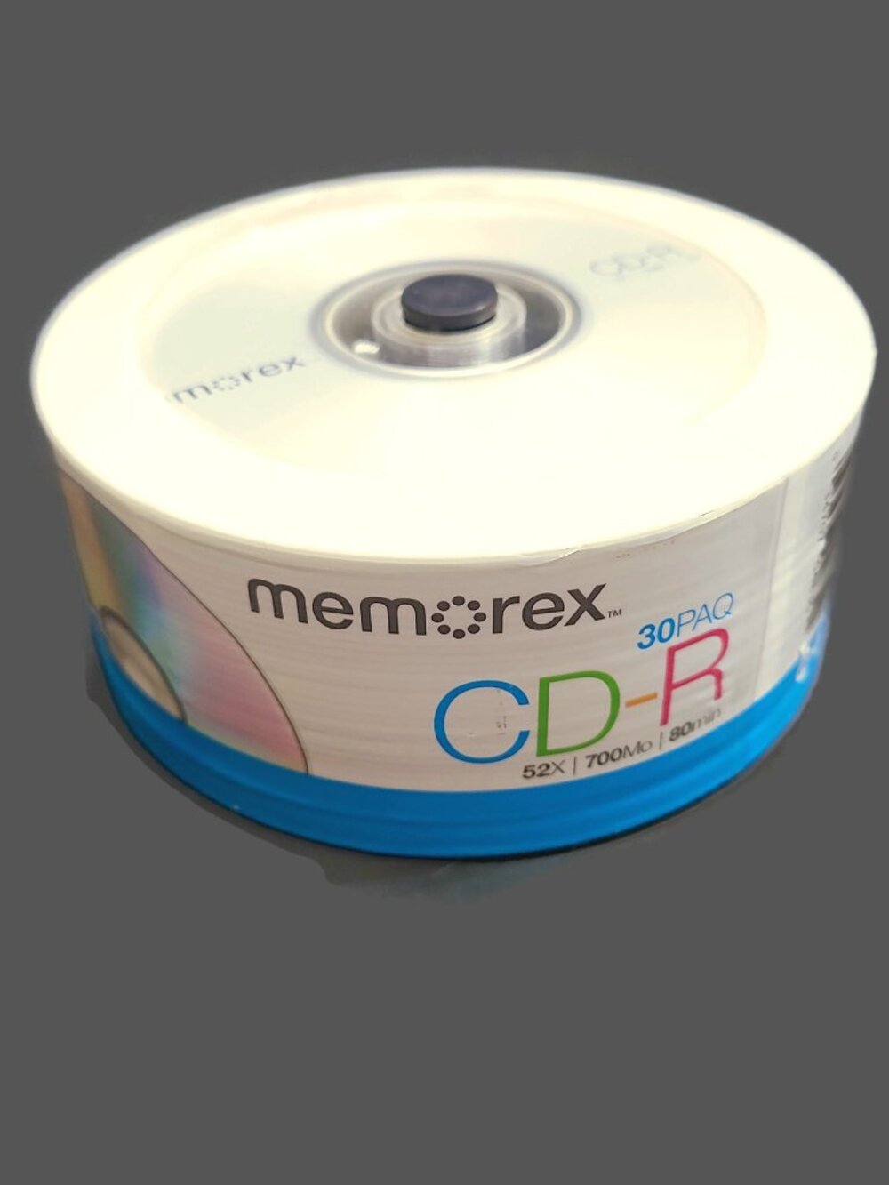 NEW Memorex 30 Pack Blank CD-R 52x 700 Mb 80 Min Sealed Recordable Spindle 04830